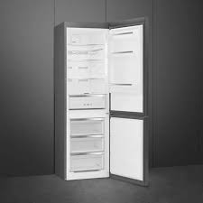 Smeg 60cm Fridge / Freezer Frost Free Dark Inox RC33KNZA 324L