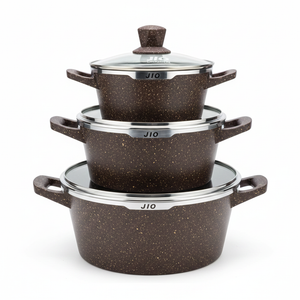 JIO Granit Brown Cookware - Hero Stacked