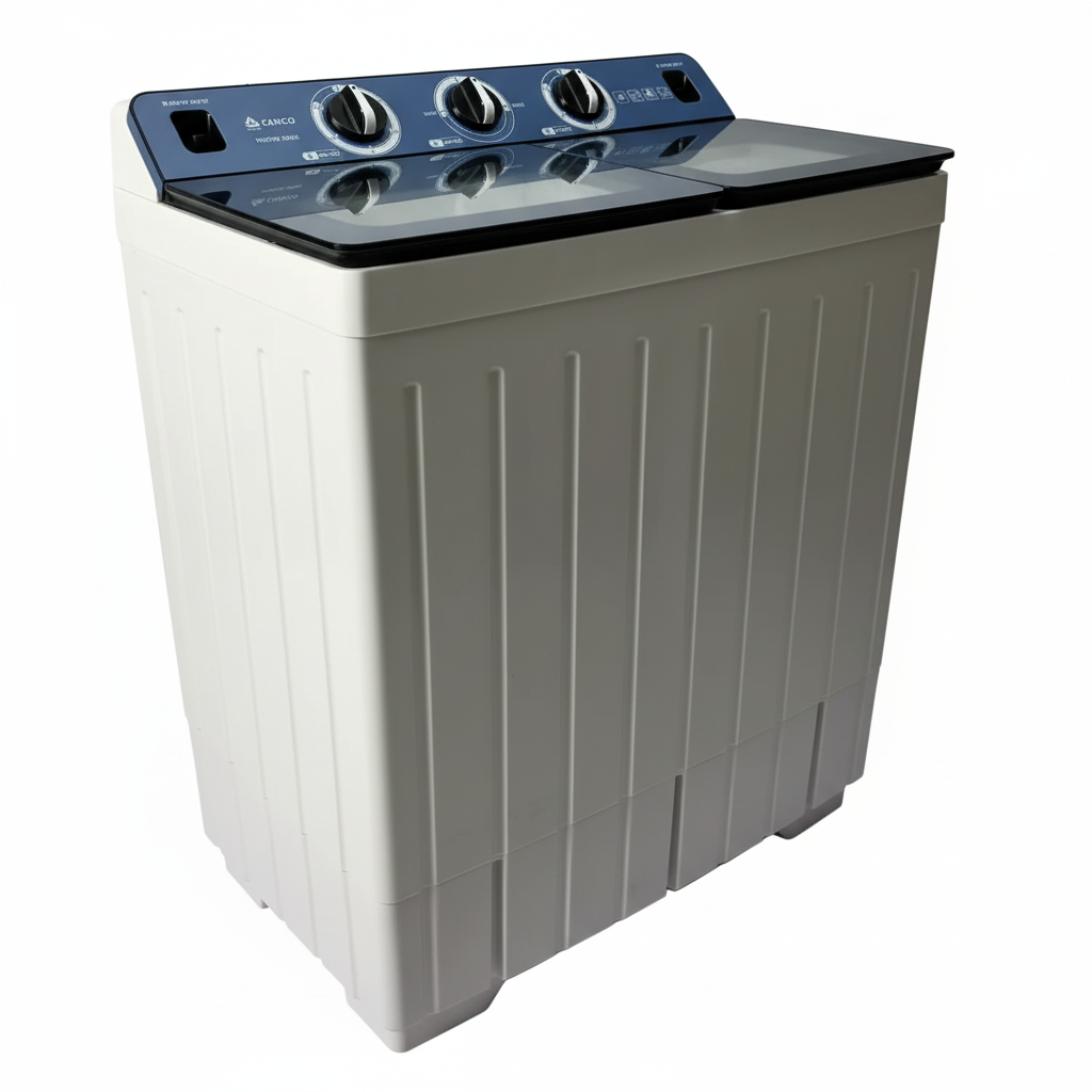 Washer Tesla Tesla WTT137E60/G 13.7kg Twin Tub Top Loader | Efficient Dual-Tub ...