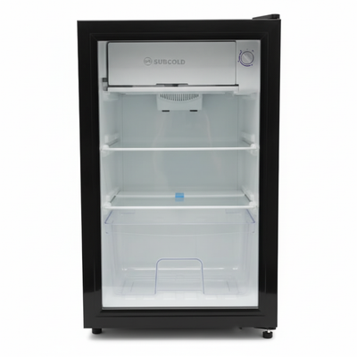 Mini bar fridge straight front