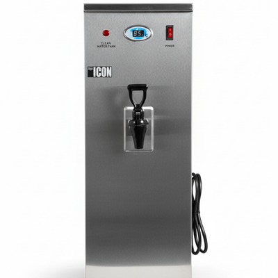 Photorealistic front view of ICON water boiler