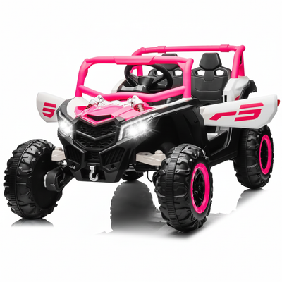 Pink & White UTV – Front 3/4