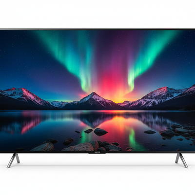 Samsung 98 QLED Smart TV - Front View