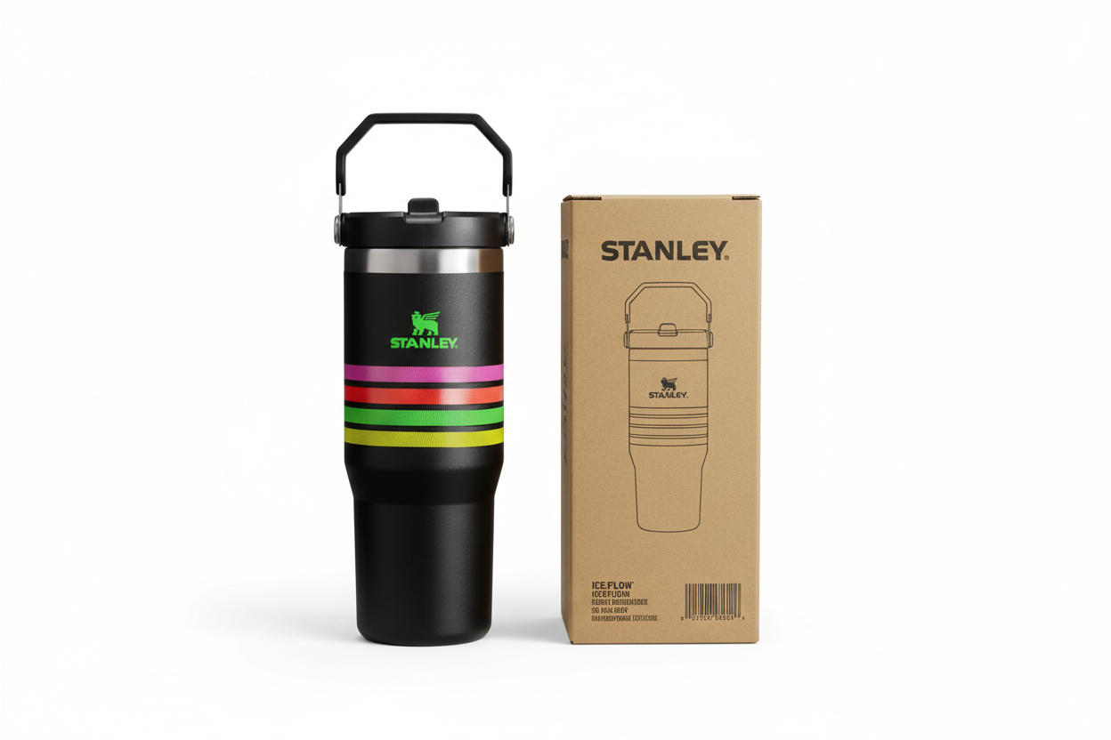 Stanley IceFlow Rainbow Tumbler with Original Box