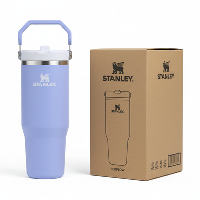 Stanley IceFlow tumbler with clean retail packaging