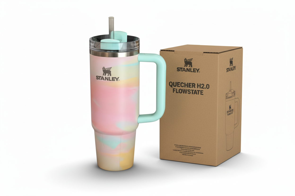 Stanley Pastel Rainbow Gradient Tumbler with Box