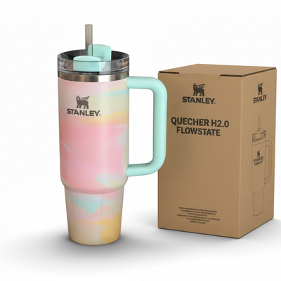 Stanley Pastel Rainbow Gradient Tumbler with Box
