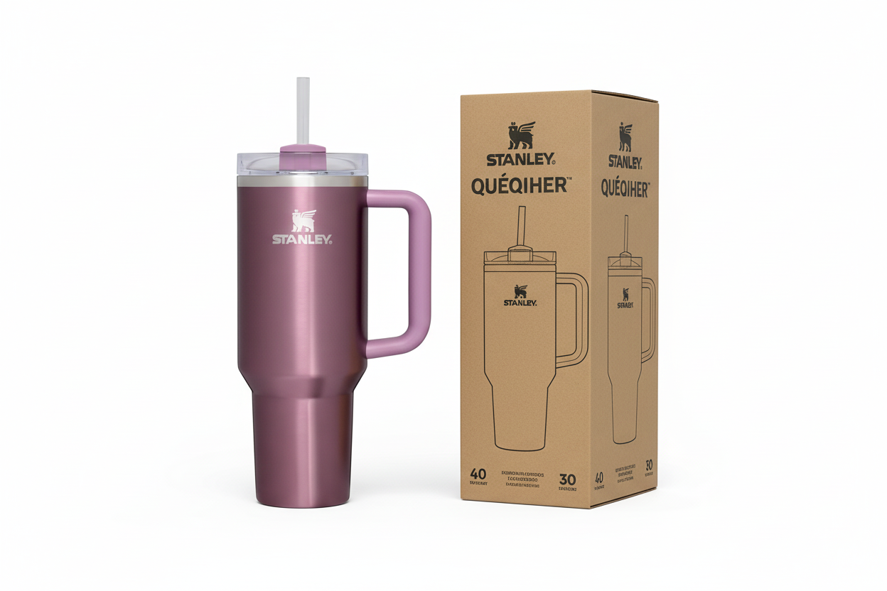 Stanley Quencher Mauve Tumbler with Original Box