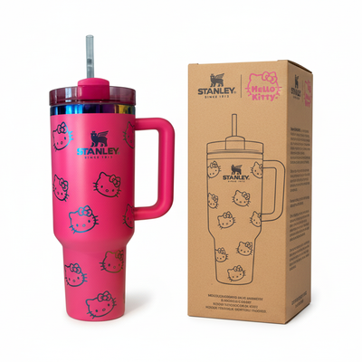 Stanley x Hello Kitty Hot Pink Tumbler with Original Box