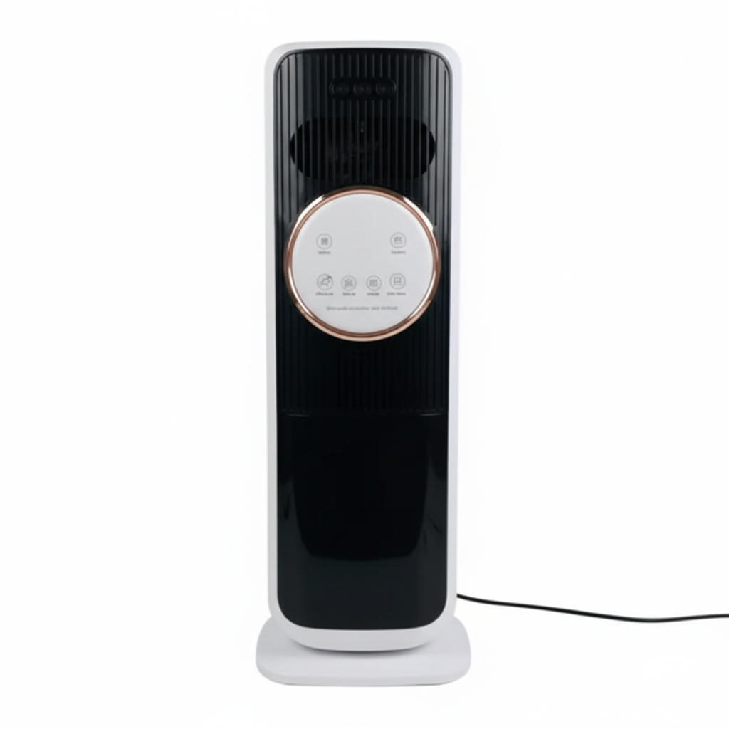 Straight Horizontal Front View - Single Heater