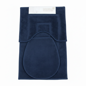 Straight Upright View - Naji 3-Piece Bathroom Mat Set