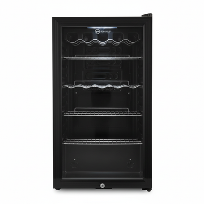 Subcold beverage cooler straight front