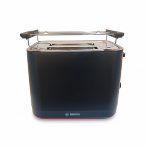Toaster front shot on a clean white background