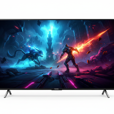 Toshiba 100 QLED Smart TV - Front View