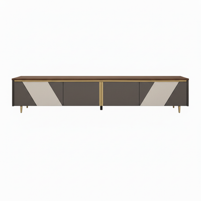 Walnut TV Unit – Front