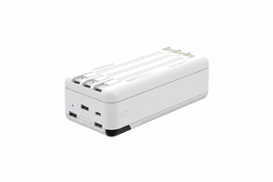 White NEWVEW power bank side view